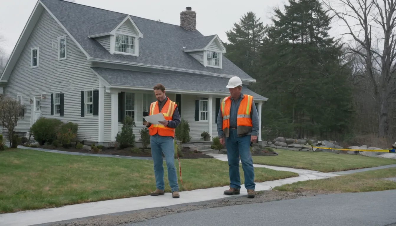 Homeowner and a friendly local concrete provider reviewing a driveway in a Canonsburg neighborhood